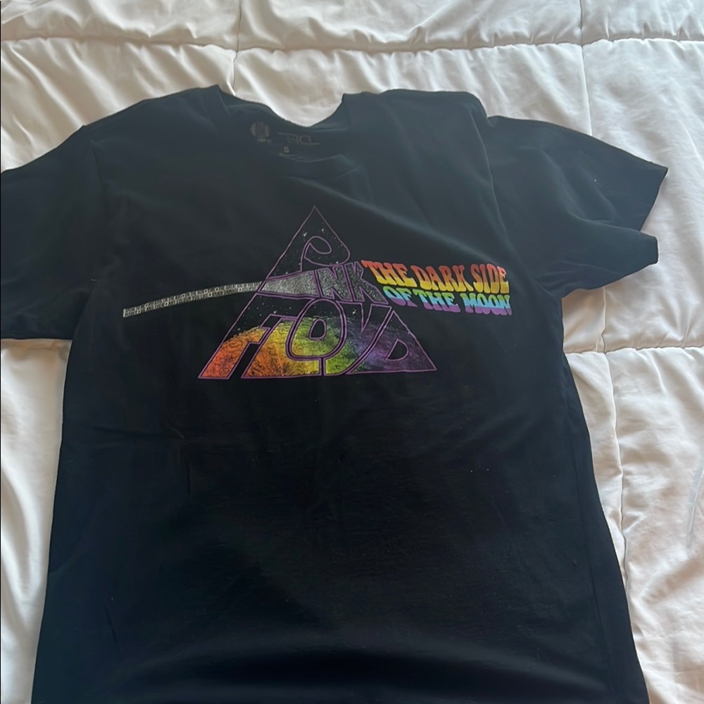 Black Pink Floyd Graphic T-Shirt